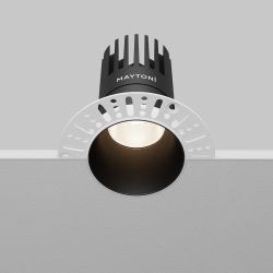 Светильник встраиваемый светодиодный Maytoni Dip DL122-15W-4K-TRS-B