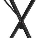 Стол на металлокаркасе BRABIX "LOFT CD-008", 900х500х780, цвет морёный дуб, 641863