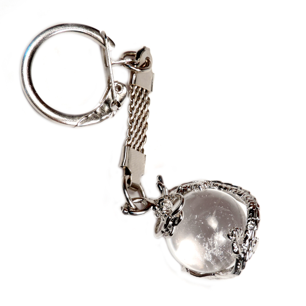 Брелок горный хрусталь