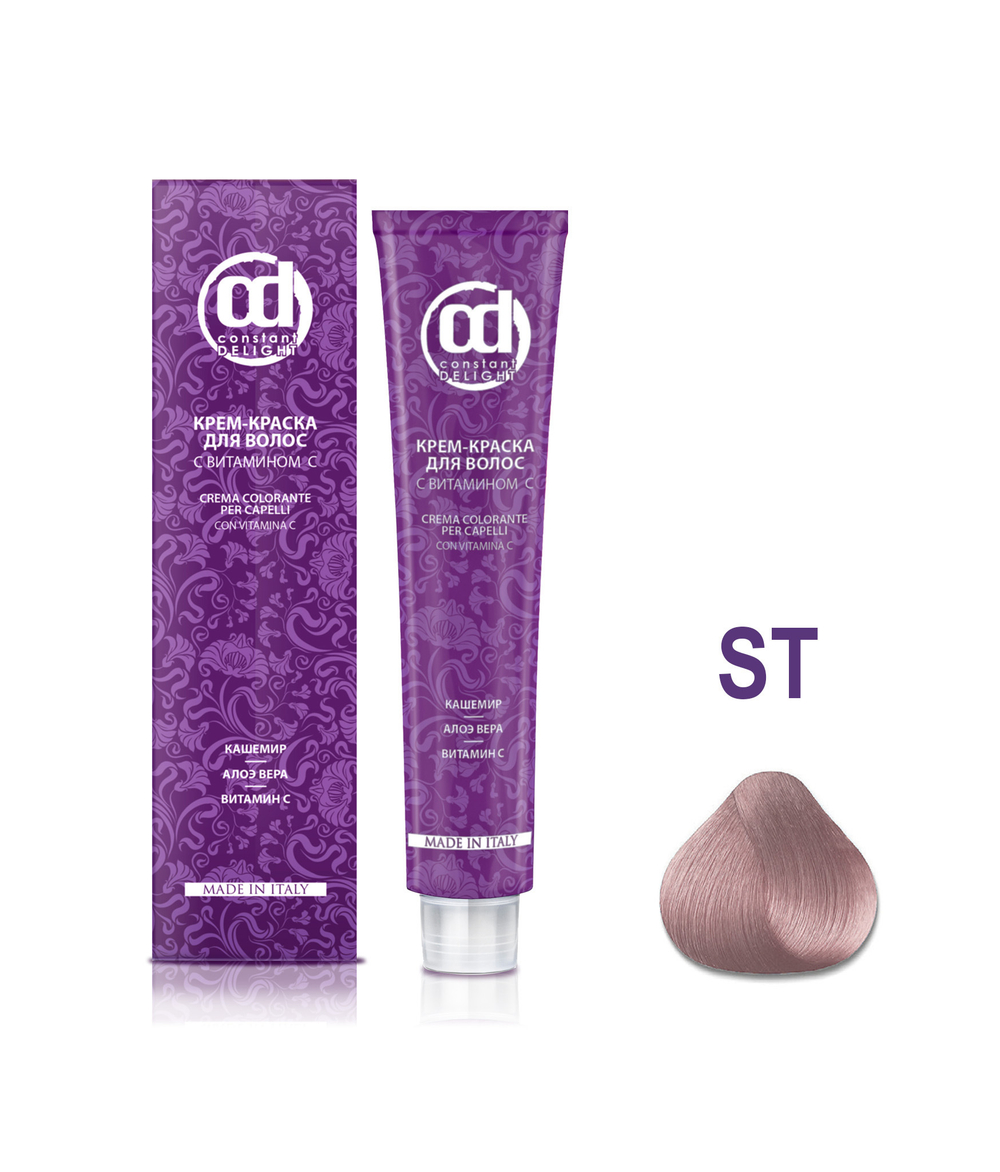 Д ST Клубничный крем-краска для волос с витамином С 100 мл