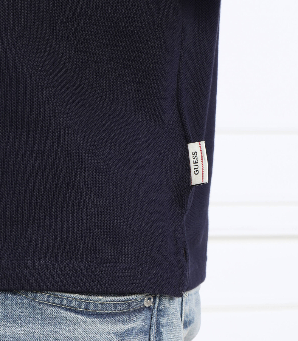 поло oz GUESS - темно-синий (M3GP55 KBL91)