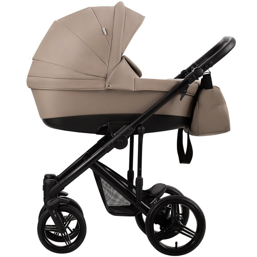 Детская коляска Bebetto Magnum Prima 3 в 1 с автокреслом Avionaut Cosmo 04 т.бежевая кожа