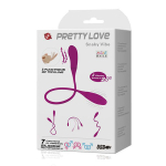 Двусторонний гибкий вибратор 60см Pretty Love Snaky Vibe BI-014327-3