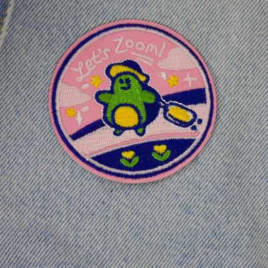 Нашивка на рюкзак и на одежду. Let's zoom