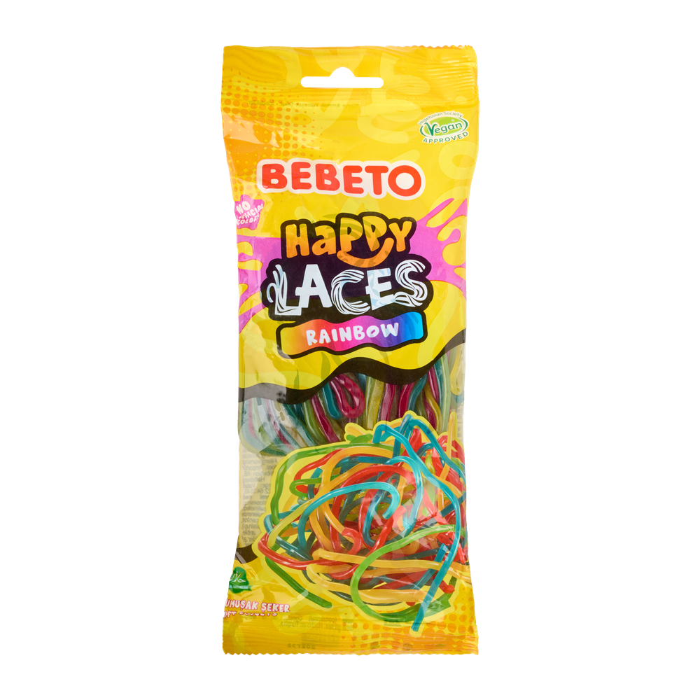 BEBETO Happy Laces Rainbow