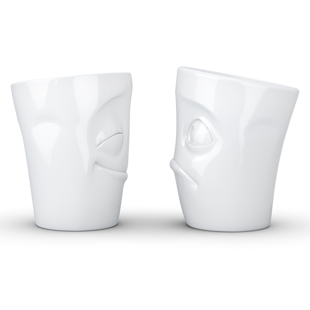 Набор кружек cheery & baffled, 350 мл, белый, 2 шт.