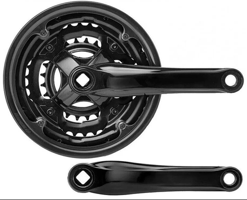 Шатун Вело Стелс 170мм HDL-S303 24/34/42T,сталь,арт.580261