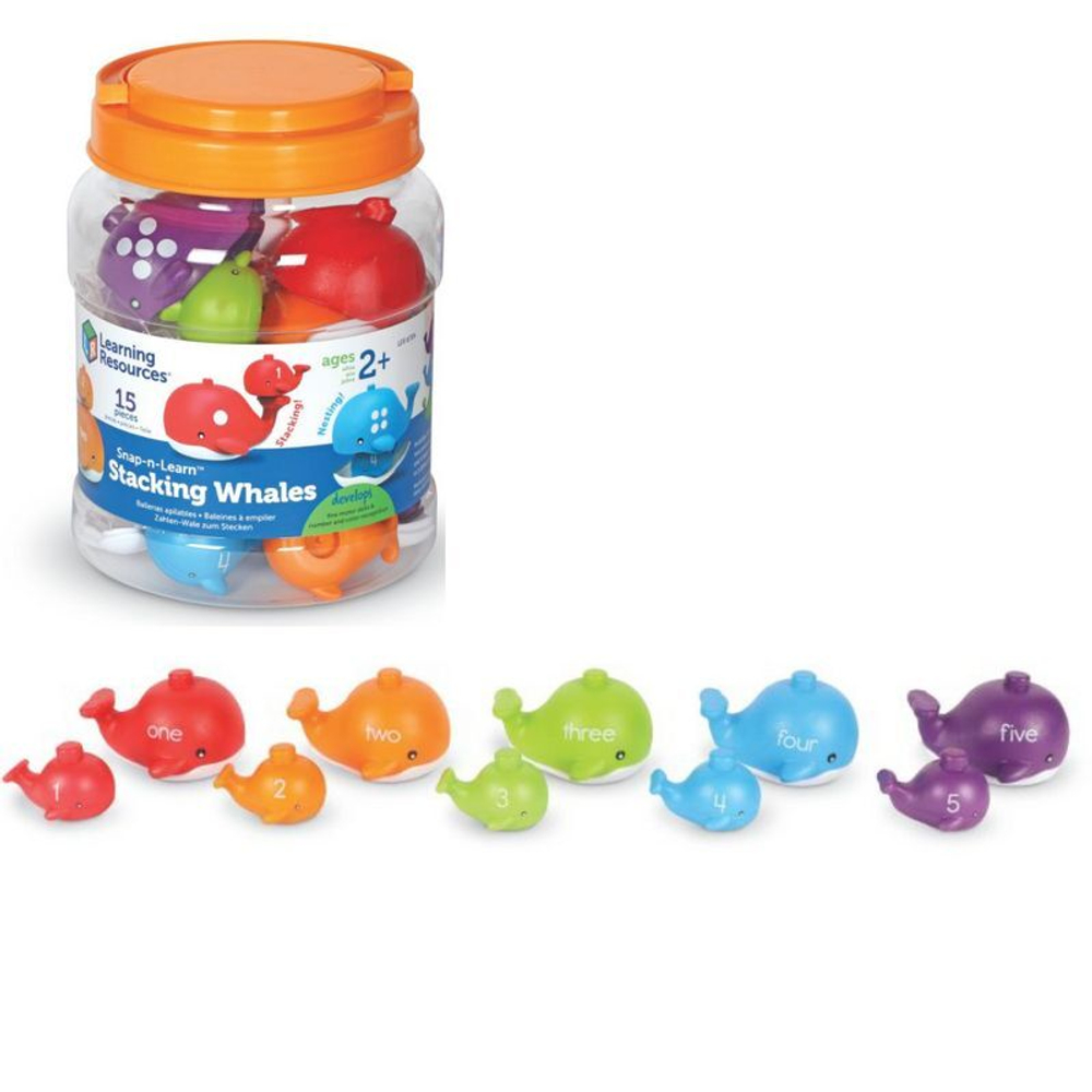 ler6709 Набор "Киты-акробаты" (серия Snap-N-Learn, 15 элементов)