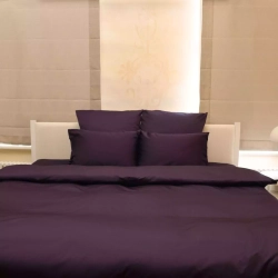 Пододеяльник 220x240 Mollen ежевично-черная