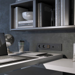 Рамка на 5 постов Hammer (черный)