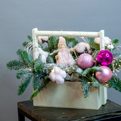 Нобилис в деревянном ящике