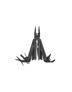 Мультитул Leatherman Wave Plus Black, 18 функций, черный, нейлоновый чехол