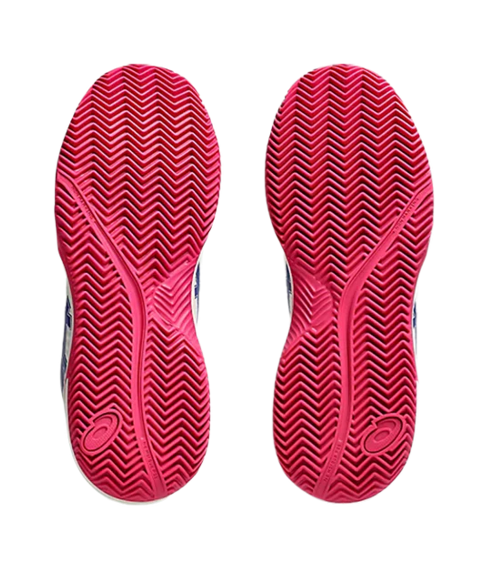 Кроссовки для падел Asics Gel-Dedicate 8 Clay Женские Cream/Тёмно-кобальтовые 2025 | Женская обувь