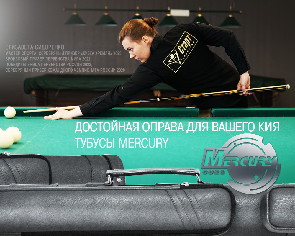 Тубус на 2 кия Меркури-PRO (серый)