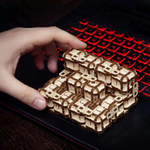 Метаморфик Змейка 3D головоломка от EWA - Антистресс, Деревянный конструктор, сборная модель, 3D пазл