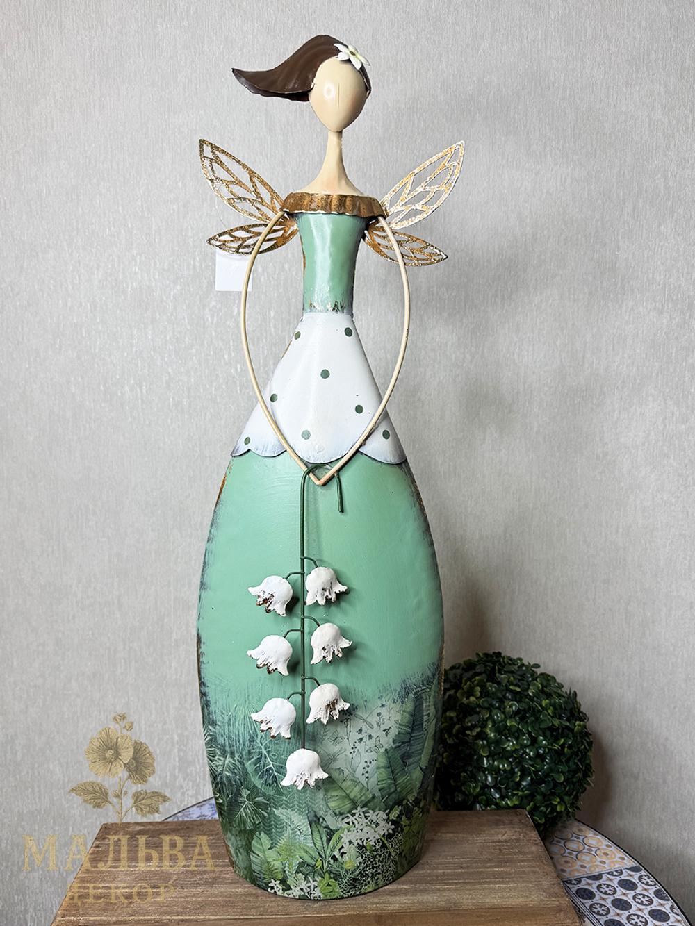 Садовый декор "Фея с ландышем" 22x12xH71 см CAMPO Home & Garden