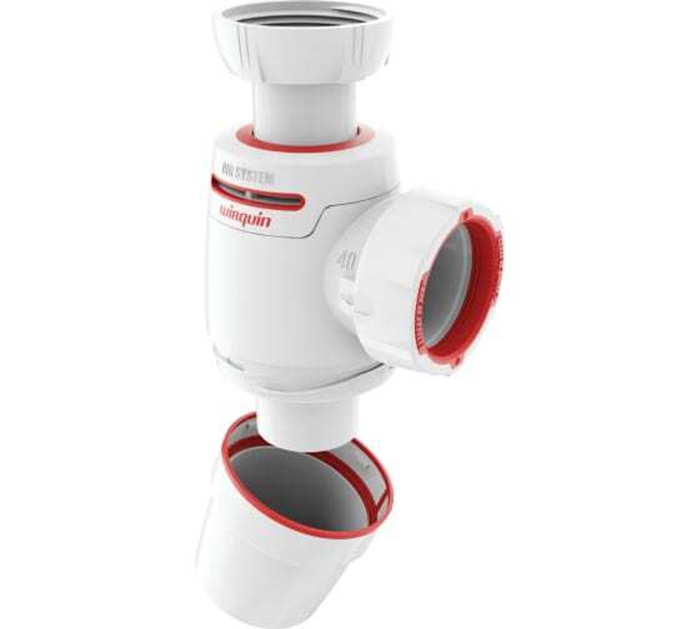 СИФОН ГОФРИРОВАННЫЙ 40*40/50ММ L-800ММ WIRQUIN NEO 03802