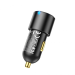 Автомобильное зарядное устройство HOCO NZ6, 1xUSB + 2xUSB-C, 45 Вт, черный, , 013276