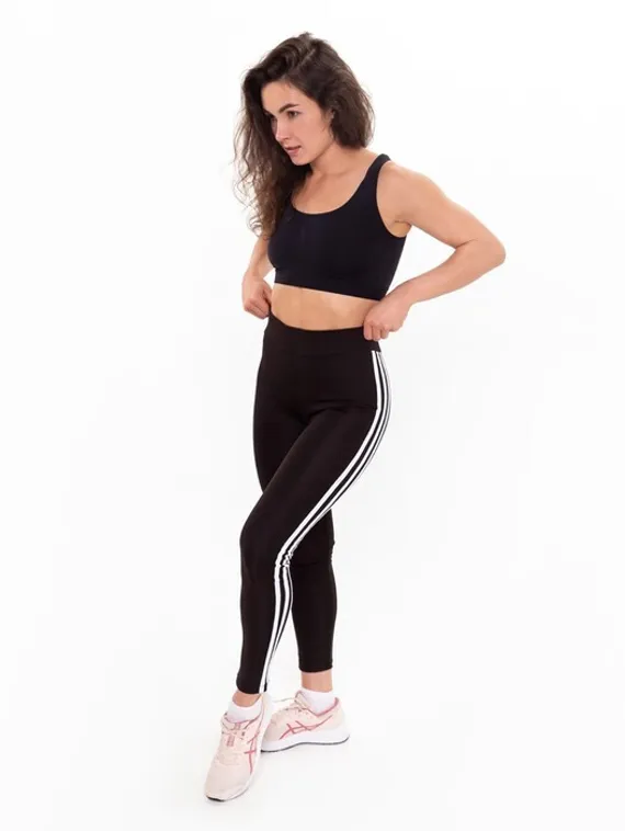 Леггинсы женские, цвет чёрный, размер 50