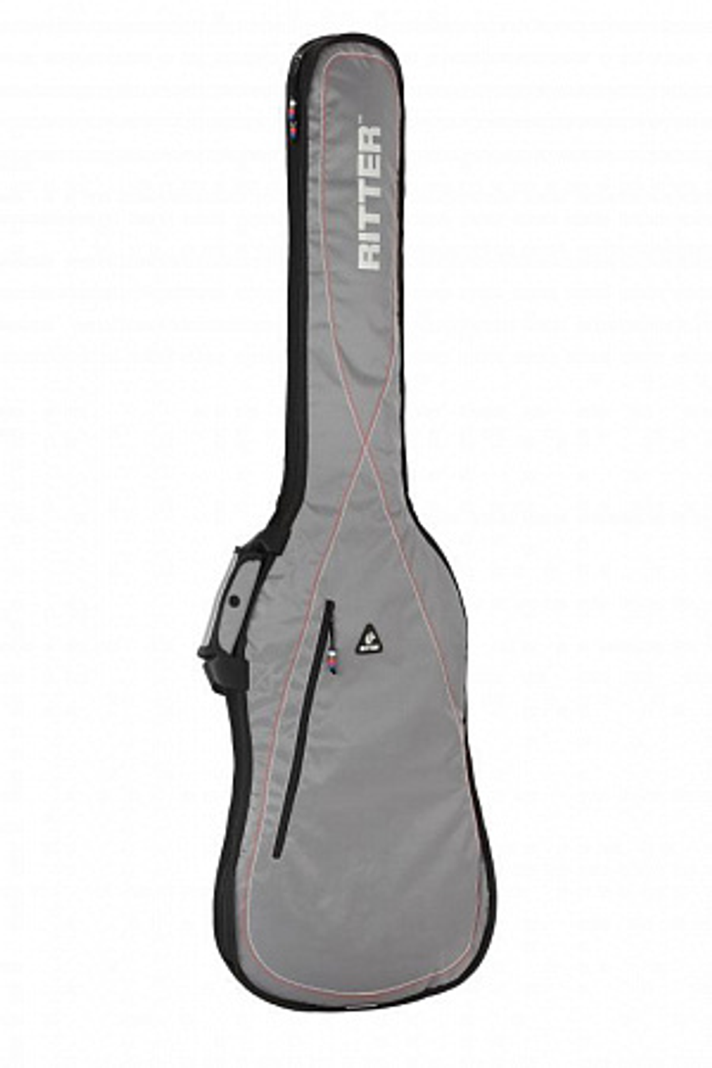 Ritter RGP2-B/SRW чехол для бас-гитары, защитное уплотнение 10мм+5мм, цвет серебристый SRW.