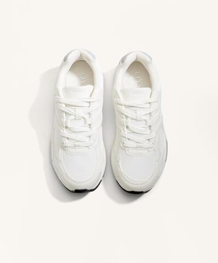 Oysho Универсальные беговые кроссовки, белый