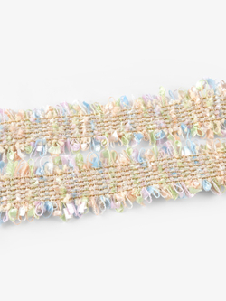 Тесьма декоративная «Твидовая» двусторонняя 30 мм