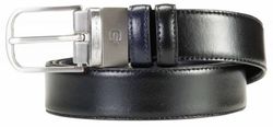 Ремень мужской Piquadro C11 черный и синий кожа (CU3255C11/NB)