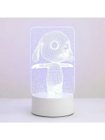 Светильник «Щенок» LED RGB от сети RISALUX