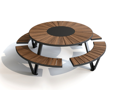 Стол с лавочками