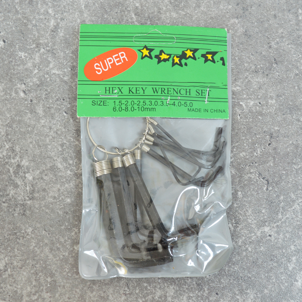 Набор ключей имбусовых шестигранных