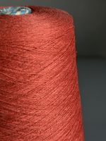 Пряжа E/MIROGLIO FLAX 2/36 (100% лен), 1800 м/100 гр, красная глина