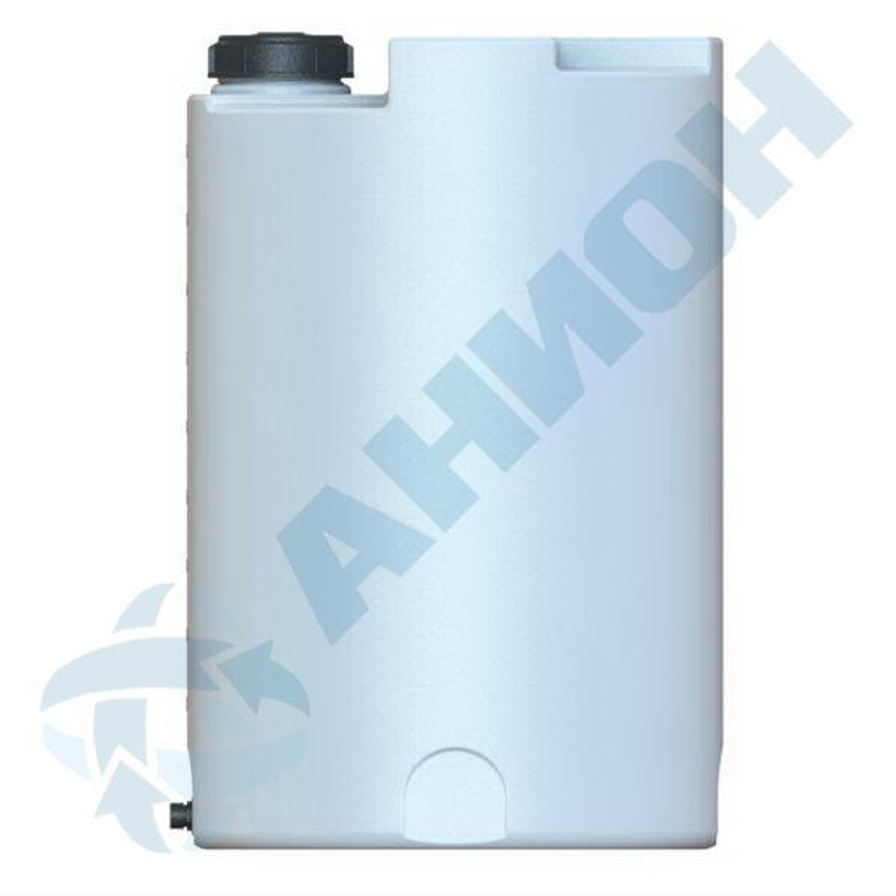 Дозировочный контейнер со сливом Анион 500 л. вертикальный (810x810x1215см;белый) - арт.559446