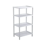 ЭТАЖЕРКА ФЛАВИЯ 4 ПОЛКИ 420Х290Х810 ММ (светло-серый)