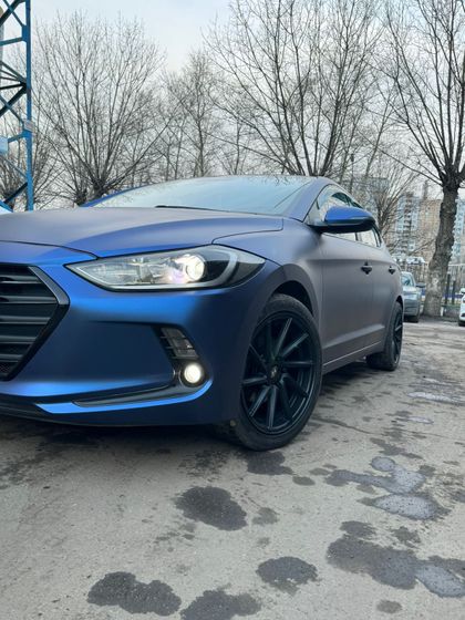 Пленка матовый металлик синий Ghost Metallic Dark Blue Сarbins