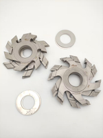 3-Н Комплект фрез для евровагонки тайга H = 12,5-20 160 х 40 Z = 6 HSS (Лицом вниз) RED SAMURAI