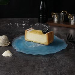 Тарелка d 21 см h2 см   матовое стекло P.L. Proff Cuisine [6]