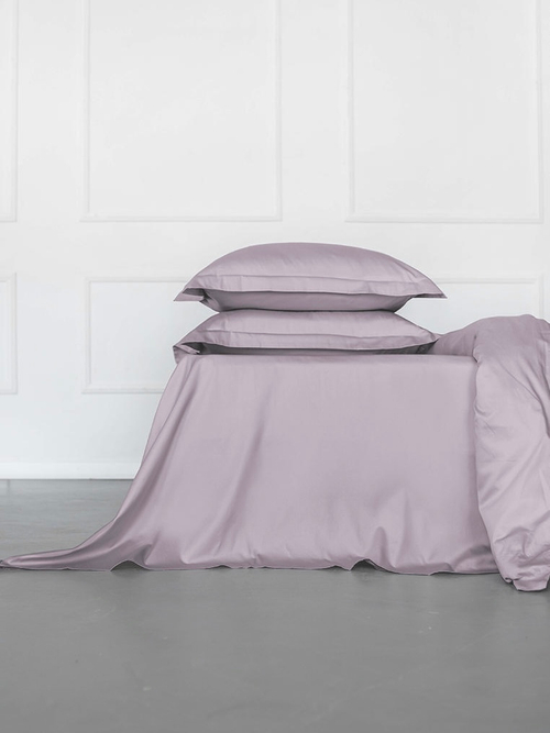 Простыня стандартная сатин 250х250 | сиреневый
