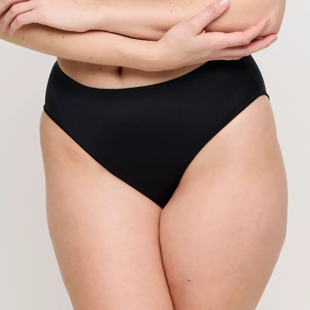 PRIMADONNA SATIN Трусы бесшовные с высокой талией, черный