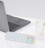 Часы настольные LED MIRROR NO.: 6639 Blue&RGB