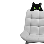 Стул на металлокаркасе Woodville Стронг 4 шт светло-серый, черный, ножки черные