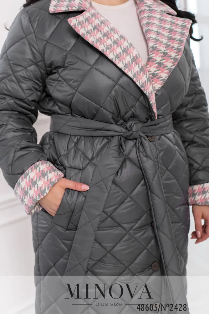 Куртка 2428-серый Minova