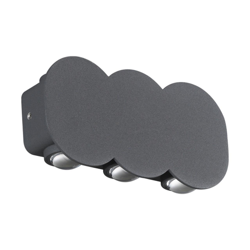 Уличный настенный светодиодный светильник 358560 STREET NT21 285 темно-серый IP54 LED 4000K 6W 85-265V CALLE