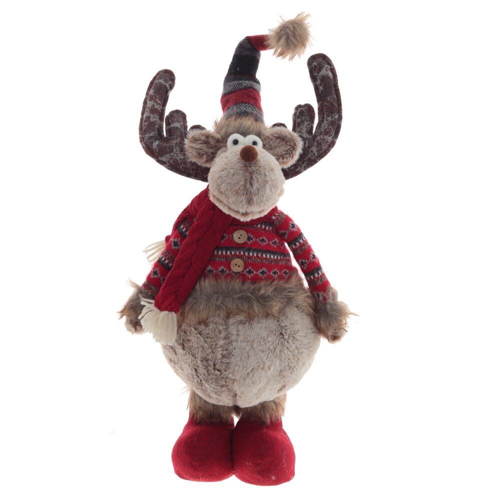 GAEM Игрушка набивная "Олень", L28 W18 H68/42 см, 2в.