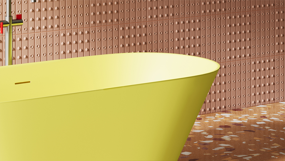 Ванна MONA180x80RAL матовая покраска по RAL полностью
