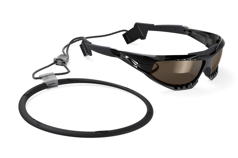 Спортивные очки LiP Surge / Gloss Black - Black / PC Polarized / Brown