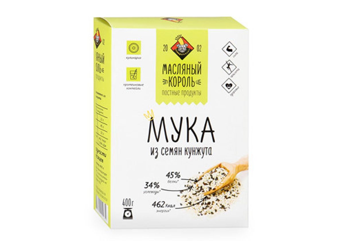 Мука кунжутная Масляный король, 400г