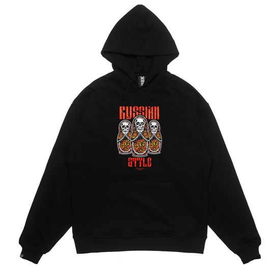 Худи HOOK Матрешки черный