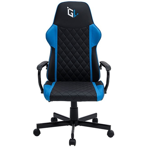 Кресло компьютерное игровое GAMELAB SPIRIT Blue, игровое, механизм качания пиастра (GL-450)