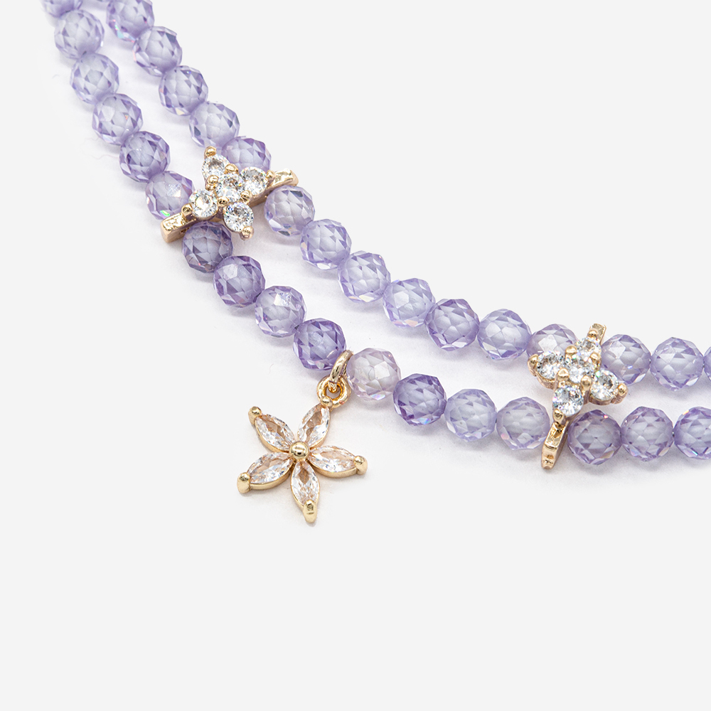 Фианиты, оттенок "Незабудка", 4мм шар, микроогранка