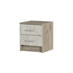 Гармония ТБ 601 Тумба прикроватная Дуб крафт серый / Дуб крафт белый